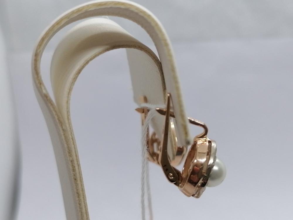 СКМИ585 СЕРЬГИ С КАМНЯМИ (Au 585)