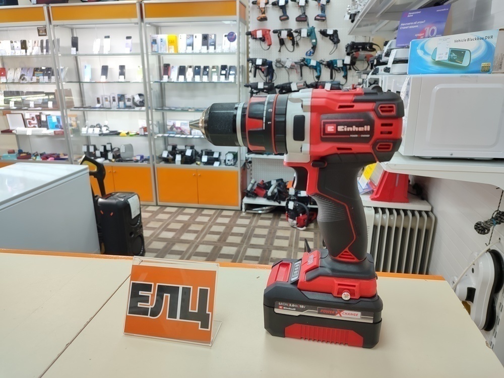 Шуруповерты Einhell TE-CD 18 Li-i Brushless-Solo;