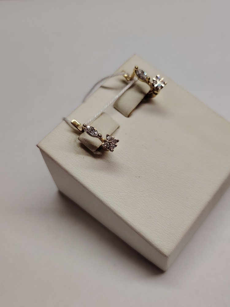 СКМИ585 СЕРЬГИ С КАМНЯМИ (Au 585)