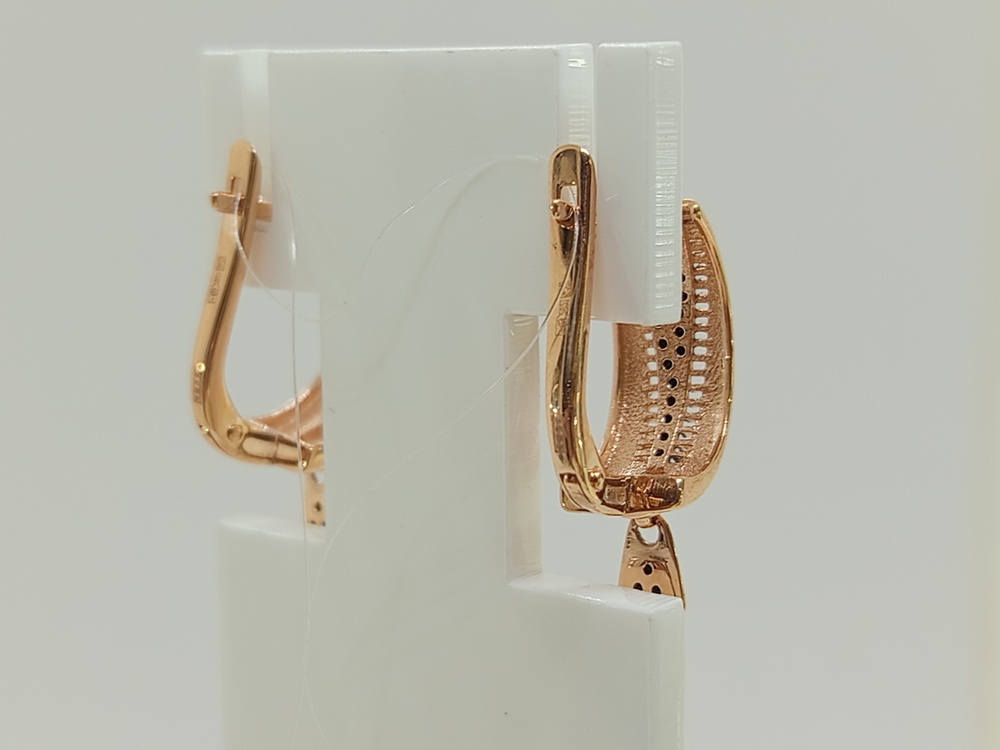 СЕРЬГИ С КАМНЯМИ (Au 585)