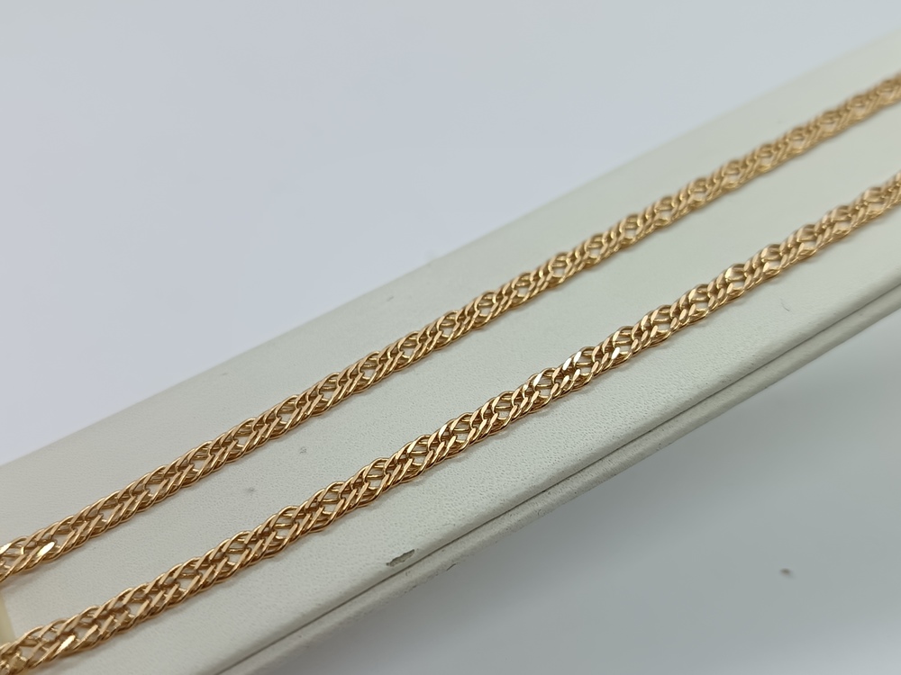 ЦЛР3585 ЦЕПЬ ПОЛНОВЕСНАЯ Ромб тройной (Au 585)