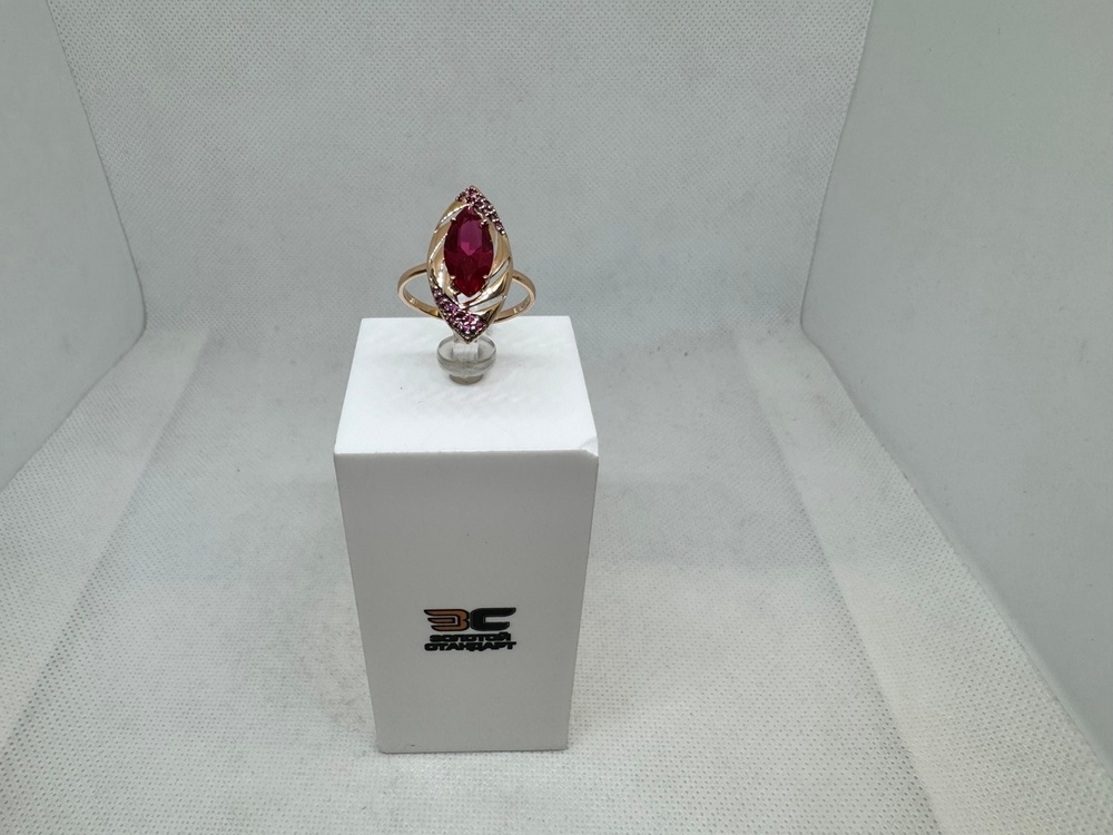 КОЛКМИ585 КОЛЬЦО С КАМНЯМИ (Au 585)