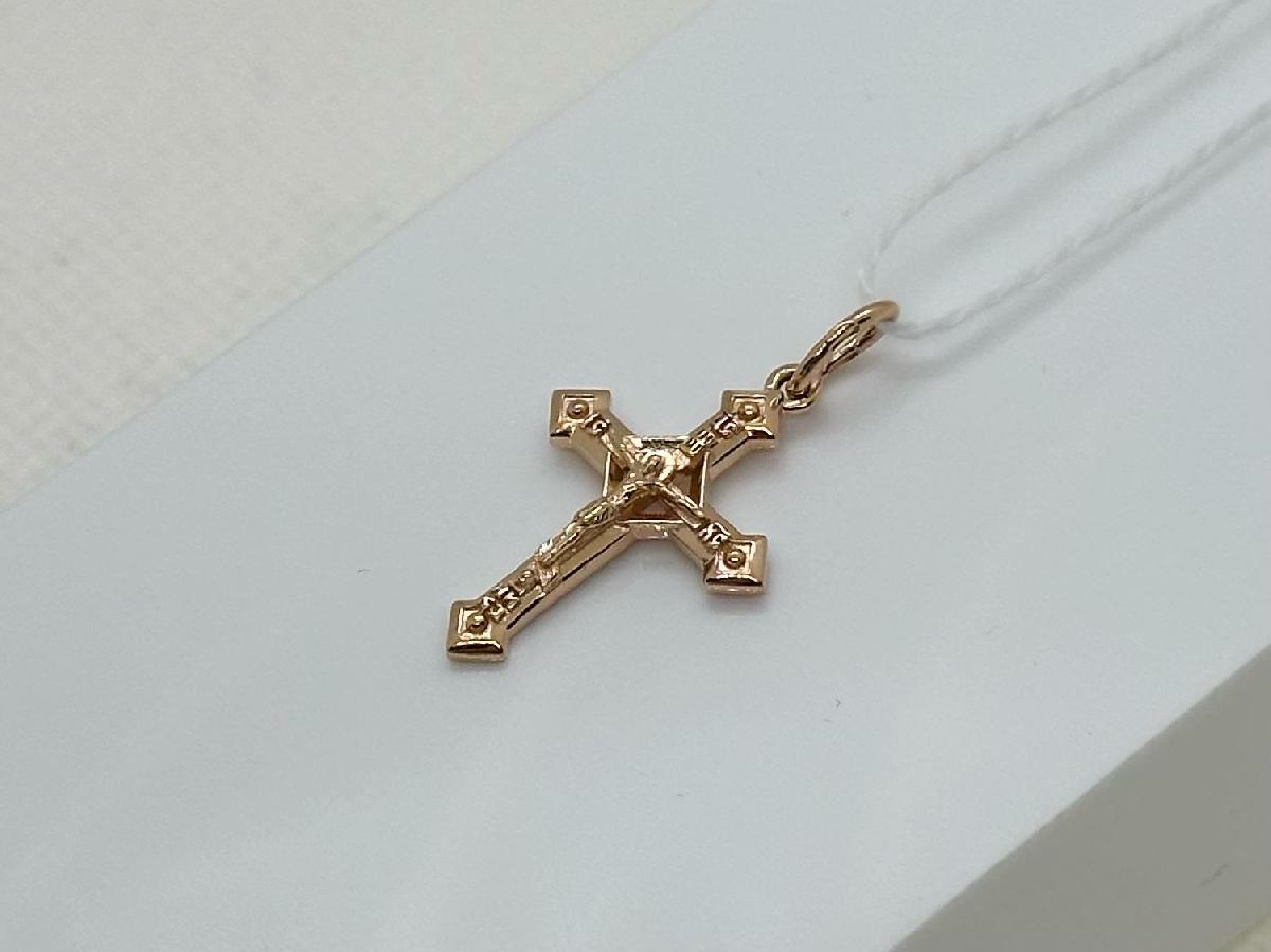 ПОДВЕСКА КРЕСТ без камня (Au 585)
