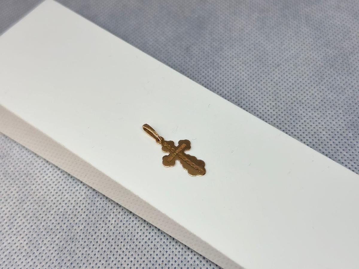 ПОДКБК585 ПОДВЕСКА КРЕСТ БЕЗ КАМНЯ (Au 585) ПОДКБК585 ПОДВЕСКА КРЕСТ БЕЗ КАМНЯ (Au 585)