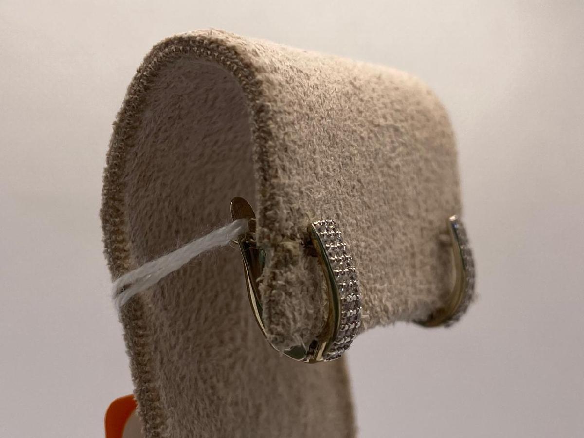 СКМИ585 СЕРЬГИ С КАМНЯМИ (Au 585)