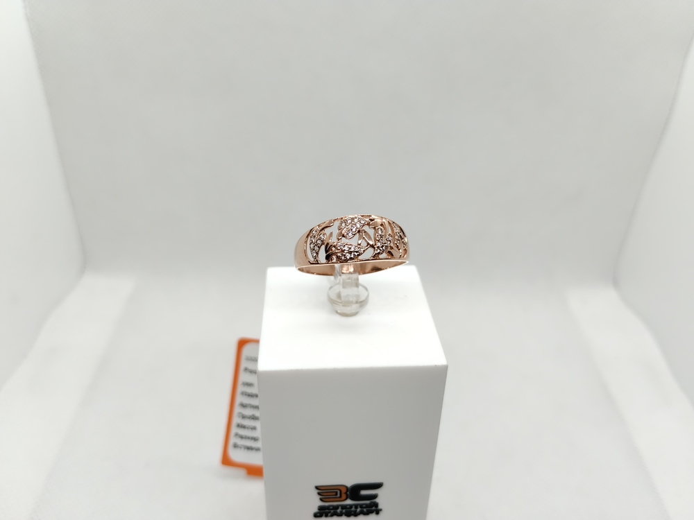 КОЛКМИ585 КОЛЬЦО С КАМНЯМИ (Au 585)