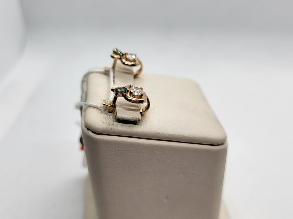 СЕРЬГИ С КАМНЯМИ (Au 585)