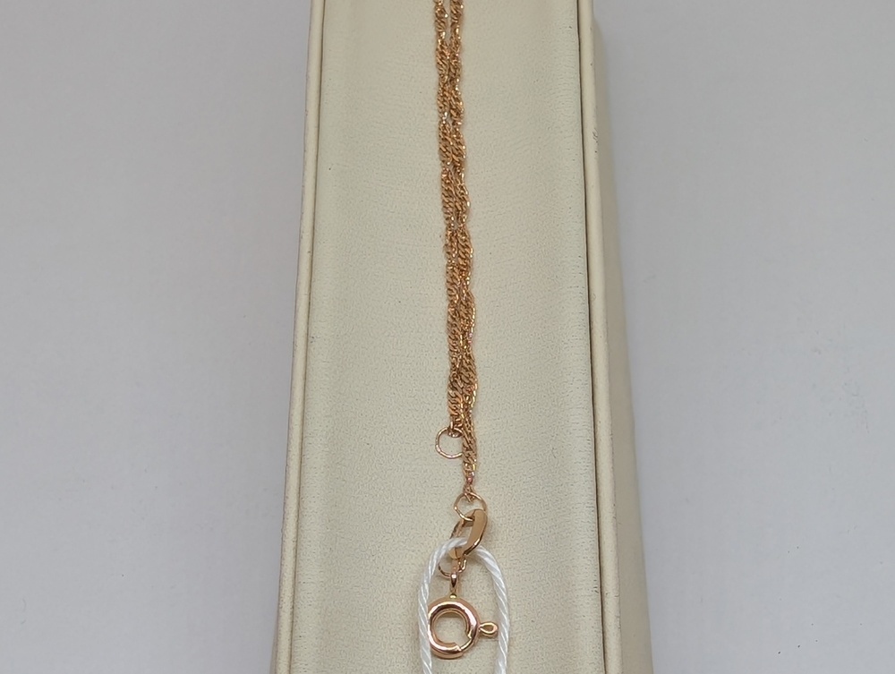 БРАСЛЕТ ПУСТОТЕЛЫЙ Сингапур Au 585