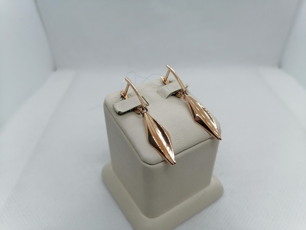 СЕРЬГИ БЕЗ КАМНЯ (Au 585)