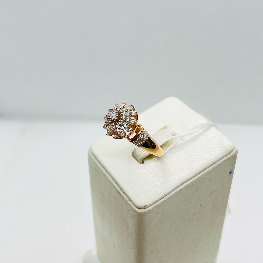 КОЛКМИ585 КОЛЬЦО С КАМНЯМИ (Au 585)