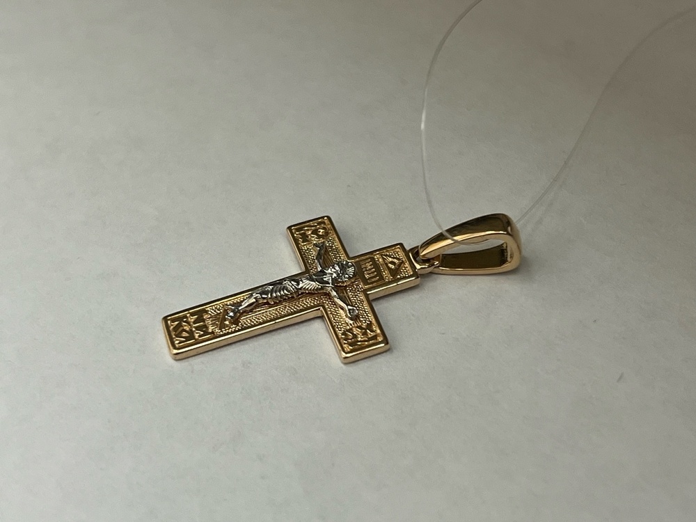 ПОДВЕСКА КРЕСТ без камня (Au 585)