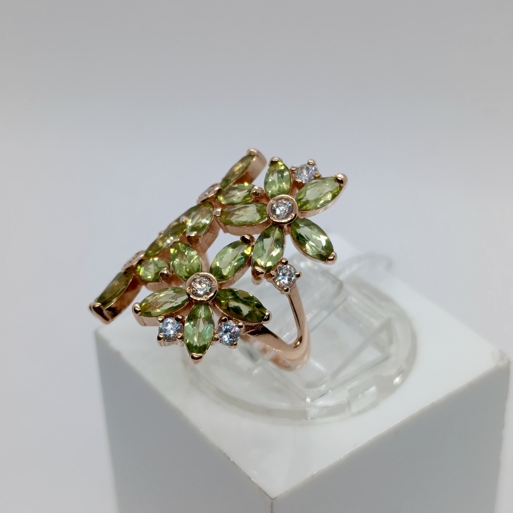 КОЛКМИ585 КОЛЬЦО С КАМНЯМИ (Au 585)