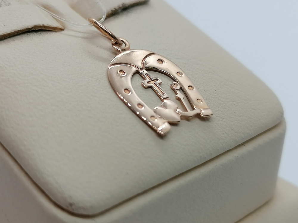 911 ПОДВЕСКА БЕЗ КАМНЯ (Au 585)
