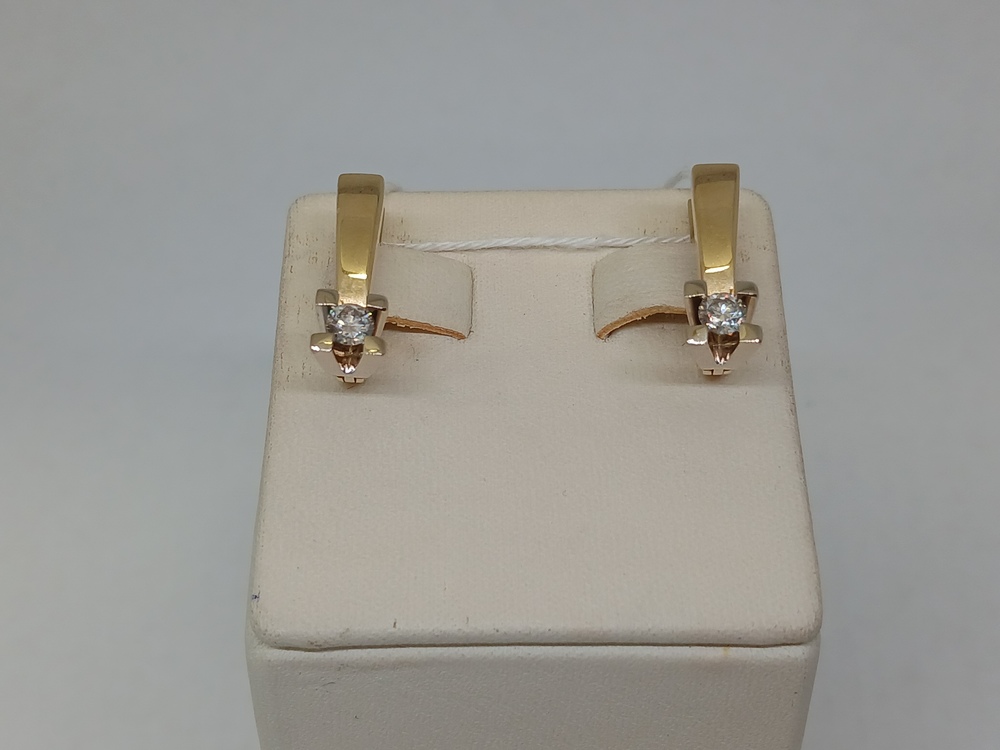 СЕРЬГИ БРИЛЛИАНТ (Au 585)