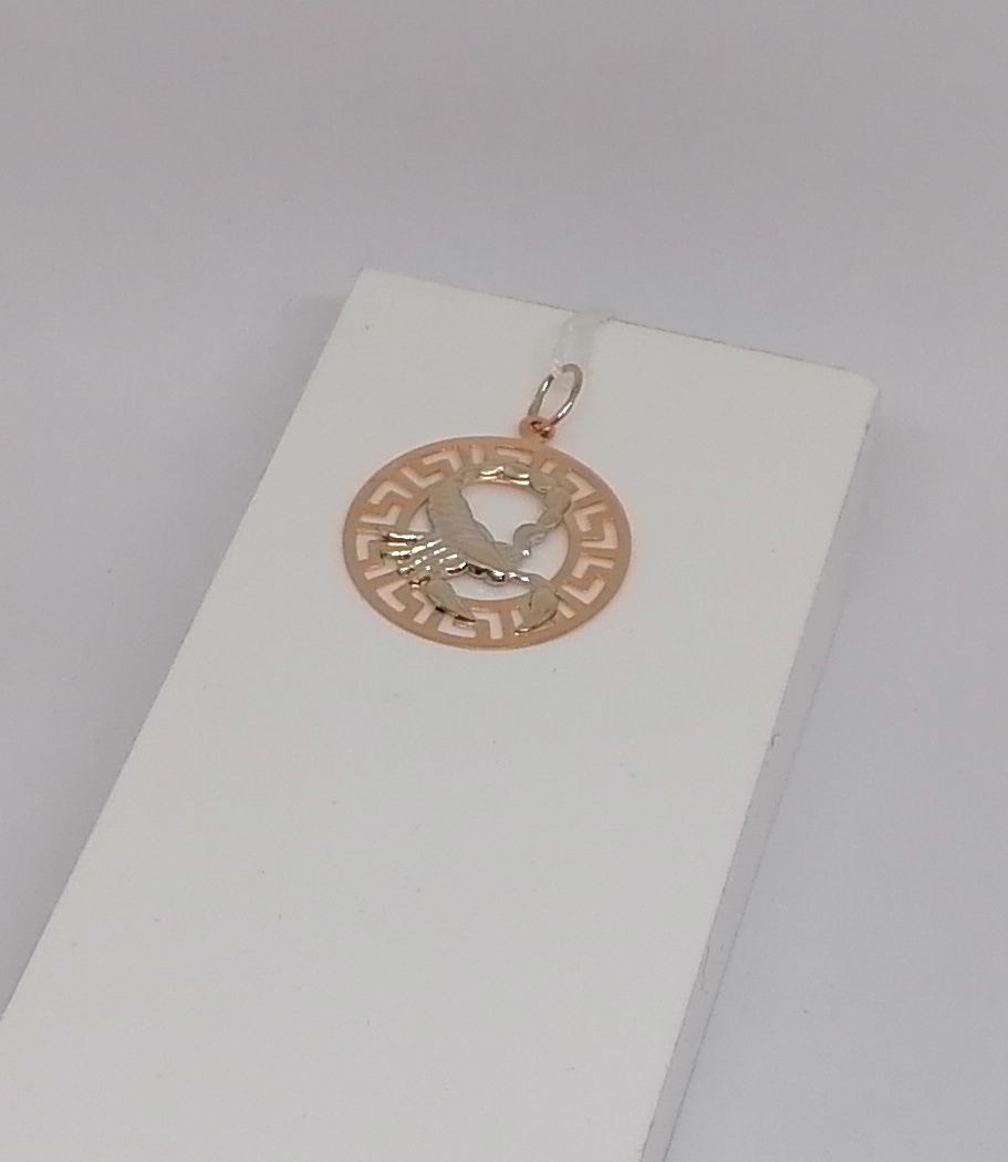ПОДВЕСКА ЗНАК ЗОДИАКА СКОРПИОН Au 585