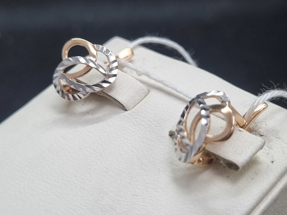 СЕРЬГИ БЕЗ КАМНЯ (Au 585)