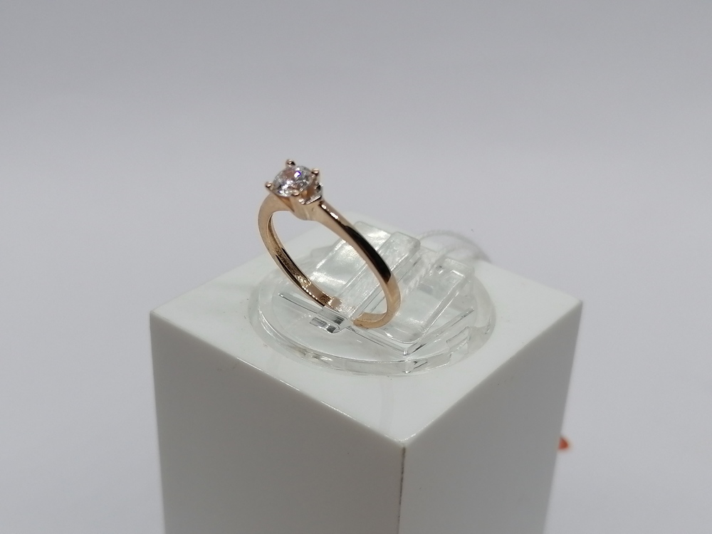 КОЛЬЦО С КАМНЕМ (Au 585)