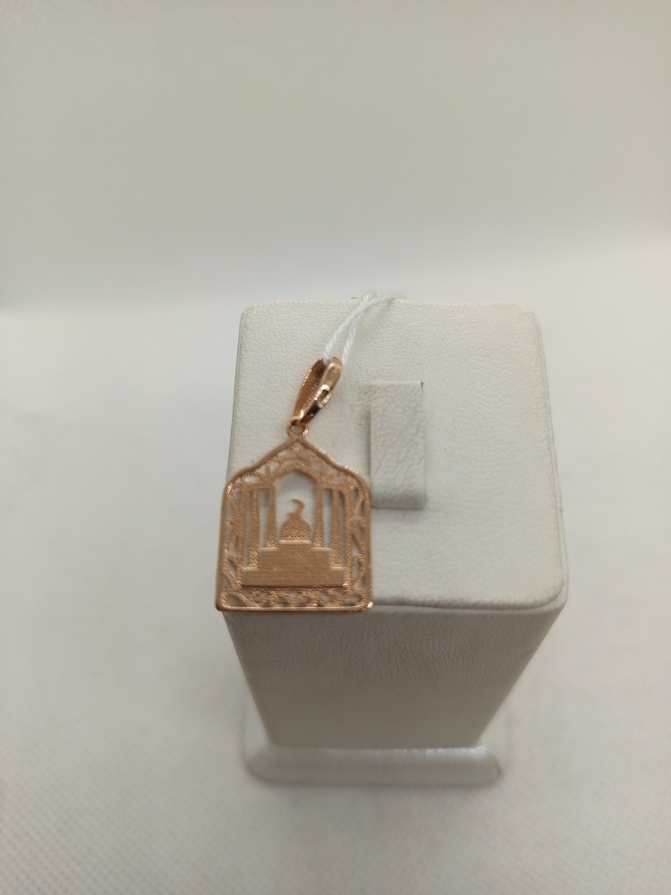 ПОДВЕСКА МЕЧЕТЬ БЕЗ КАМНЯ (Au 585)