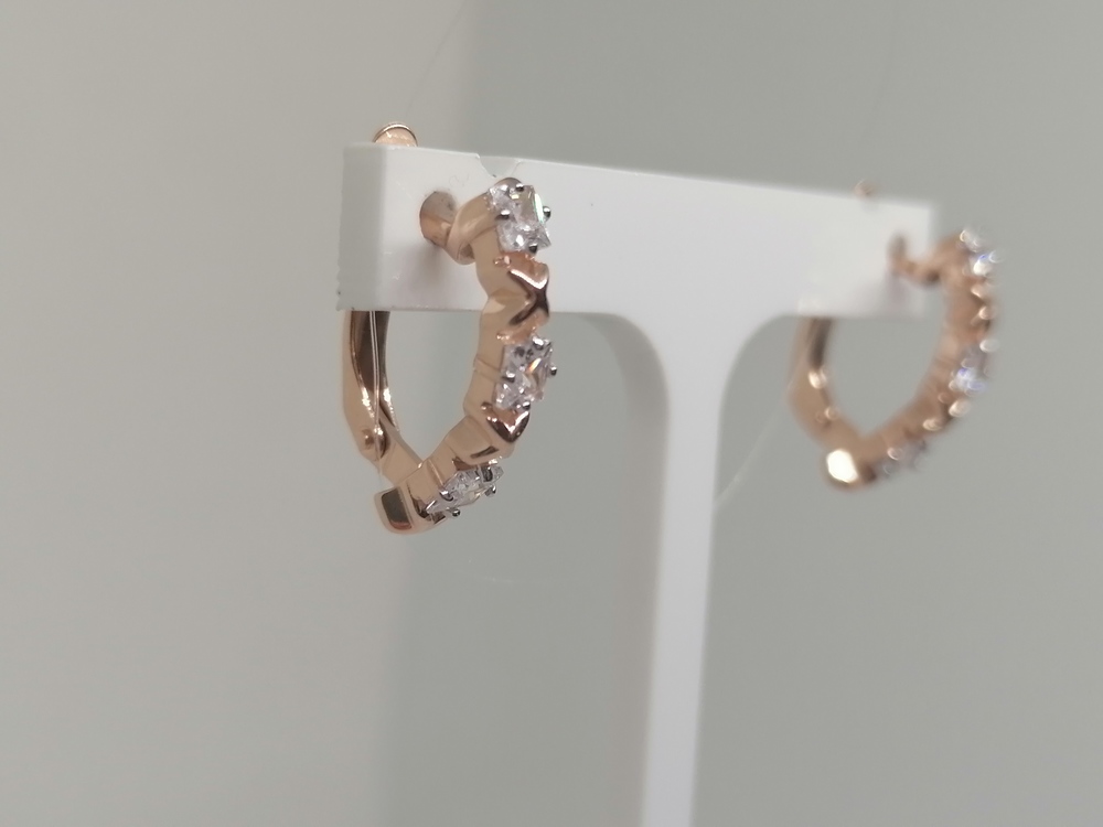 СЕРЬГИ С КАМНЯМИ (Au 585)