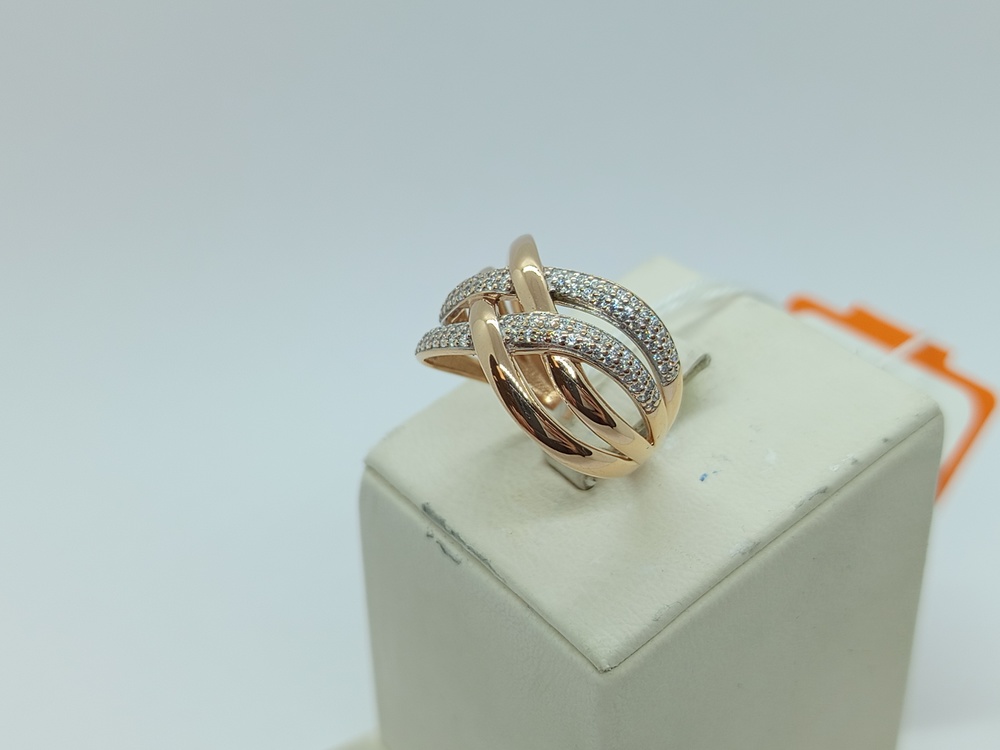 КОЛКМИ585 КОЛЬЦО С КАМНЯМИ (Au 585)