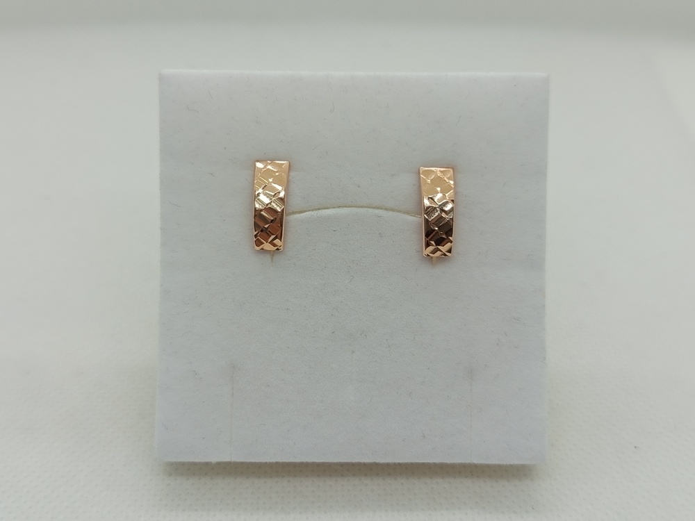 СБКМ585 СЕРЬГИ БЕЗ КАМНЯ (Au 585)