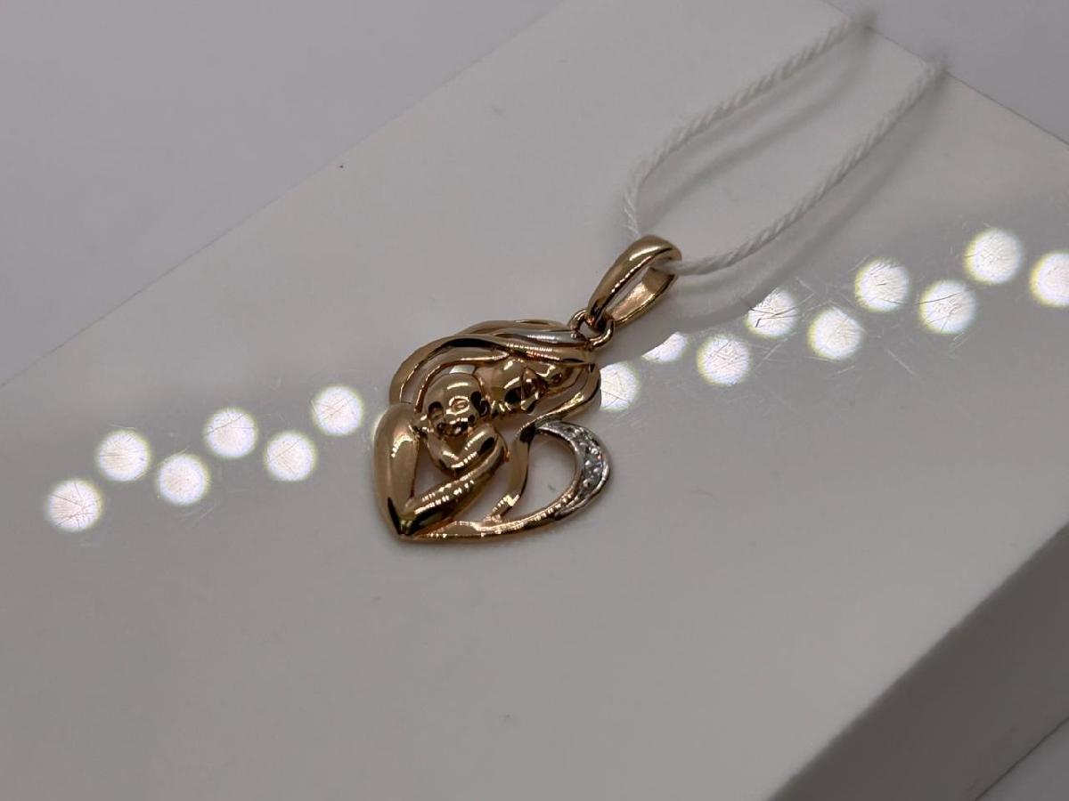 ПОДВЕСКА С КАМНЯМИ (Au 585)