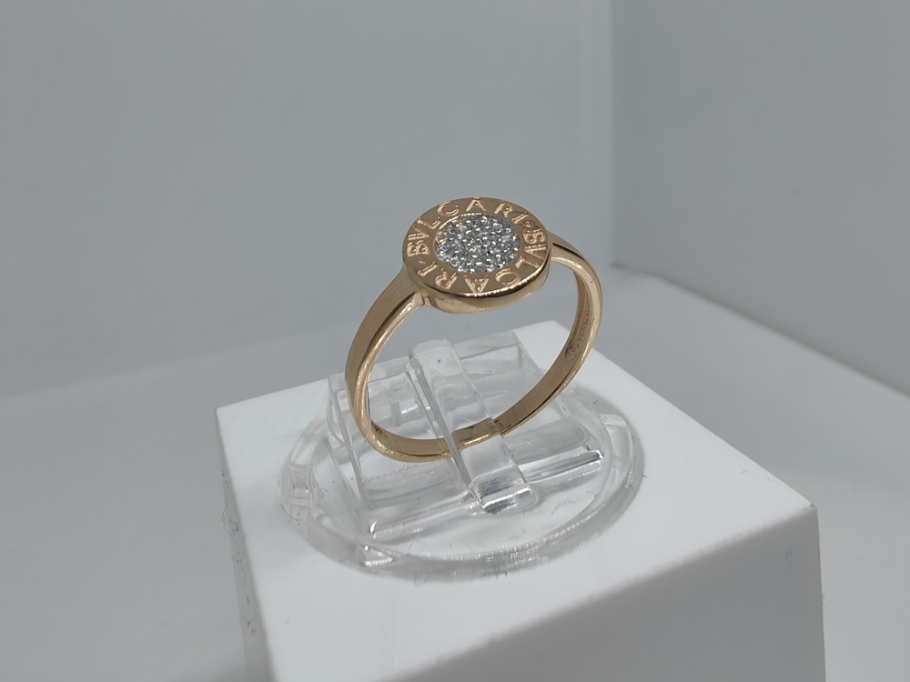 КОЛЬЦО С КАМНЯМИ (Au 585)