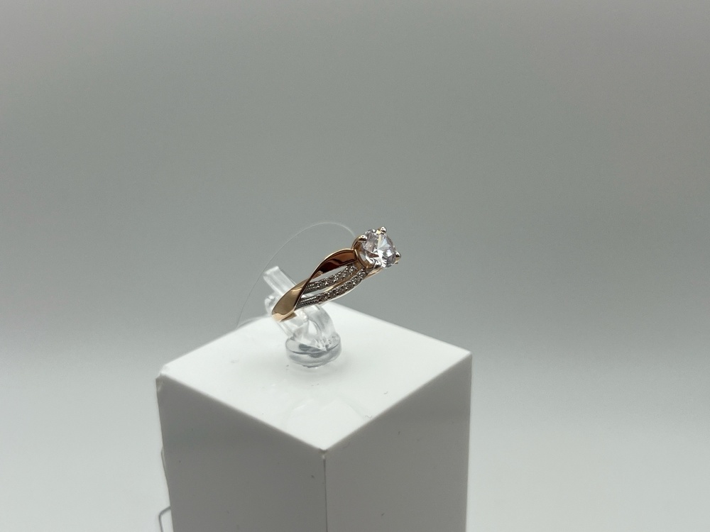 КОЛЬЦО С КАМНЯМИ (Au 585)