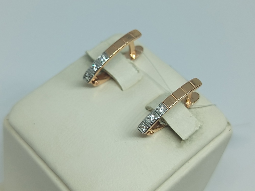 СЕРЬГИ С КАМНЯМИ (Au 585)