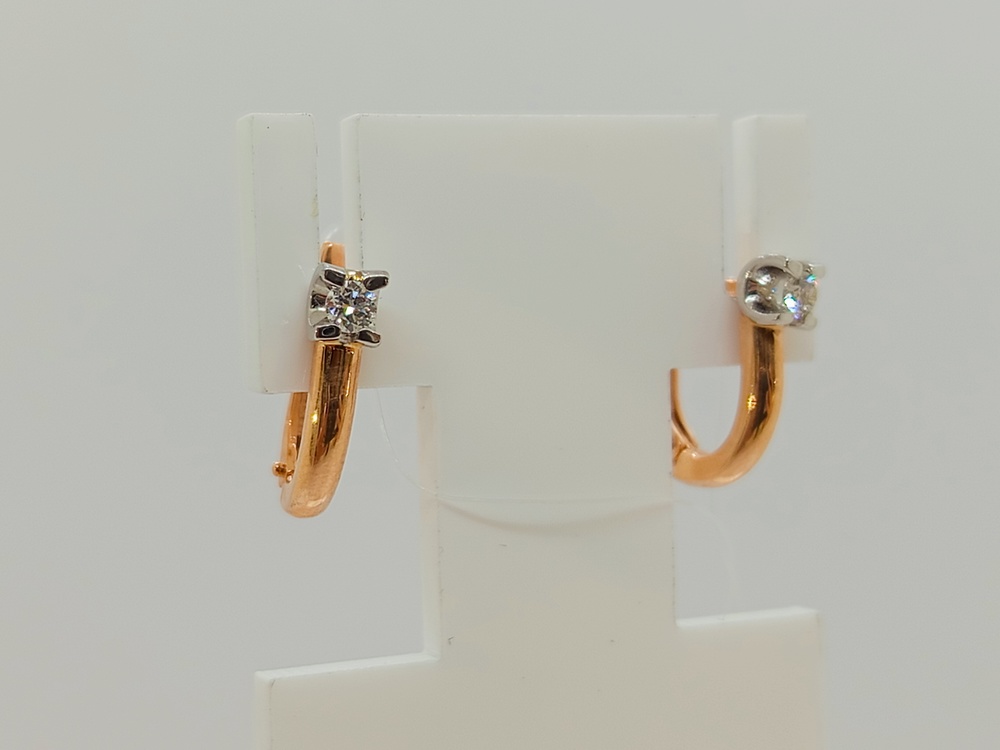 СЕРЬГИ БРИЛЛИАНТ (Au 585)