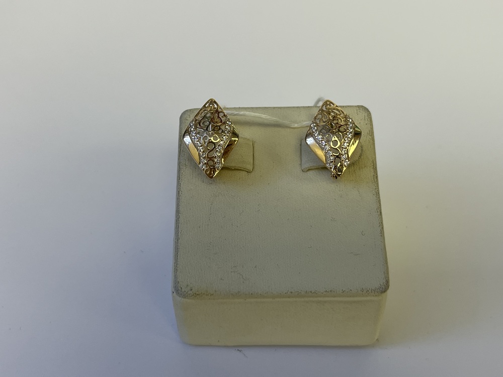 СЕРЬГИ С КАМНЯМИ (Au 585)