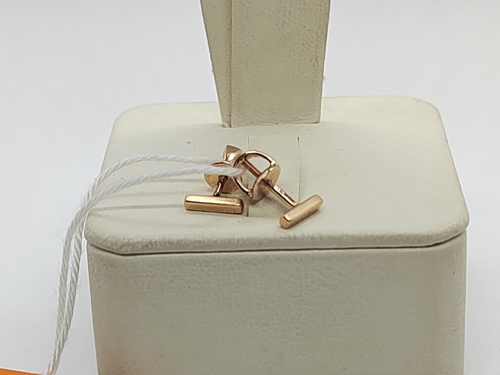 СПУС585 СЕРЬГИ ПУСЕТЫ (Au 585)