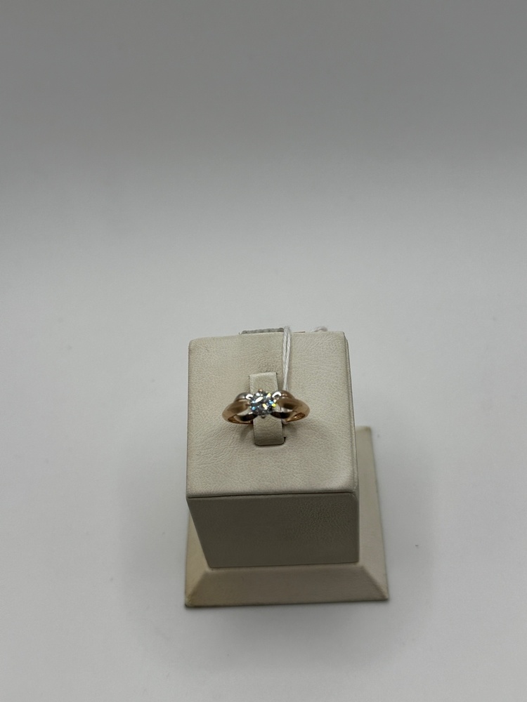 КОЛКМ585 КОЛЬЦО С КАМНЕМ (Au 585)