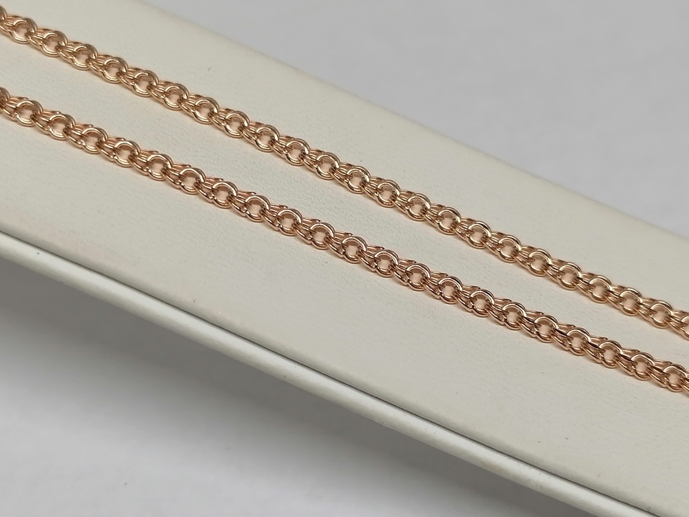 8040200П-50 ЦЕПЬ ПУСТОТЕЛАЯ Бисмарк (Au 585)