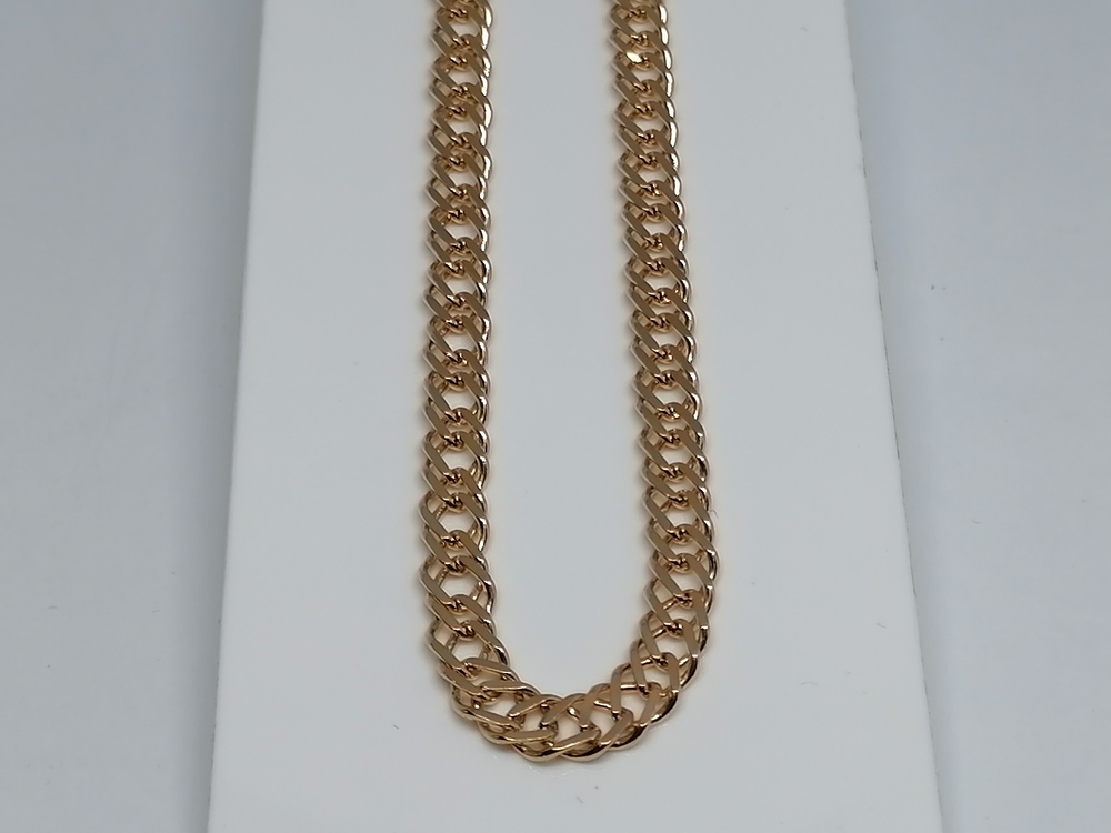 ЦЕПЬ ПОЛНОВЕСНАЯ Ромб двойной (Au 585)