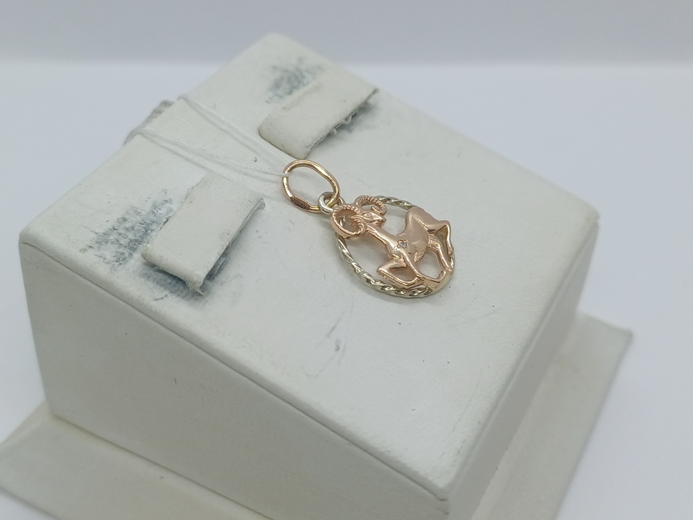 ПОДВЕСКА ЗНАК ЗОДИАКА КОЗЕРОГ Au 585