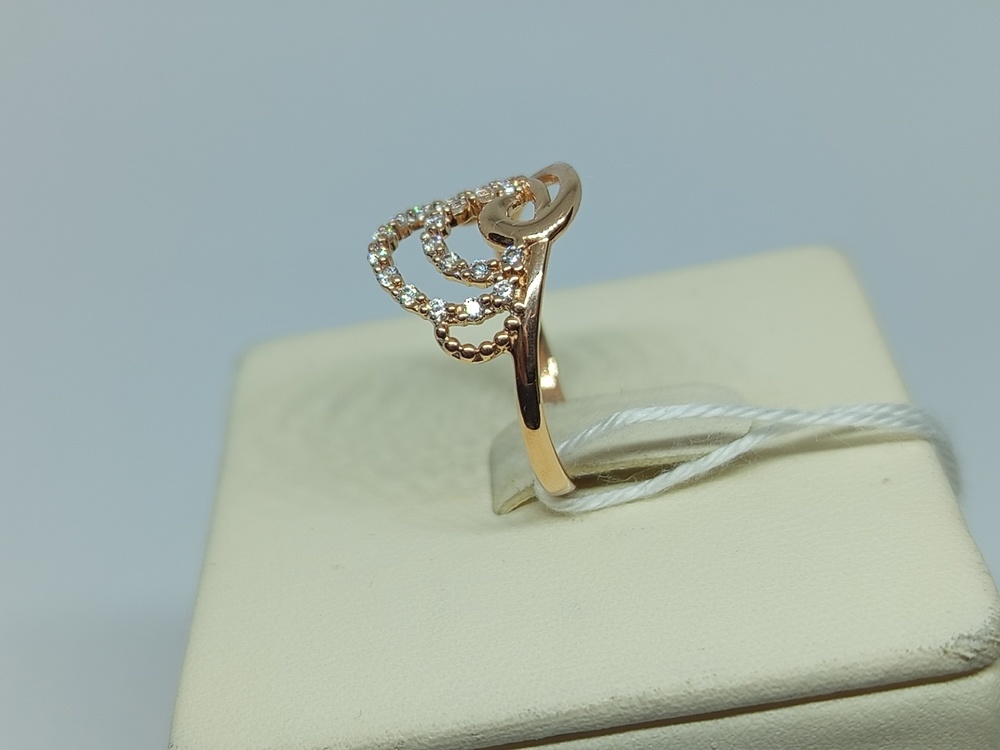 КОЛКМИ585 КОЛЬЦО С КАМНЯМИ (Au 585)