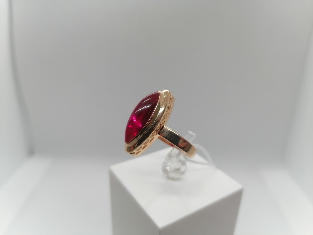 КОЛКМ583 КОЛЬЦО С КАМНЕМ (Au 583)