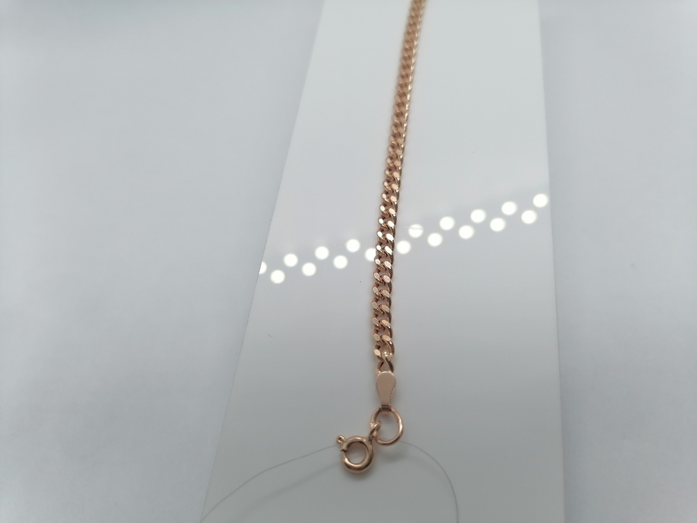 7100002П-20 БРАСЛЕТ ПУСТОТЕЛЫЙ Панцирное (Au 585)