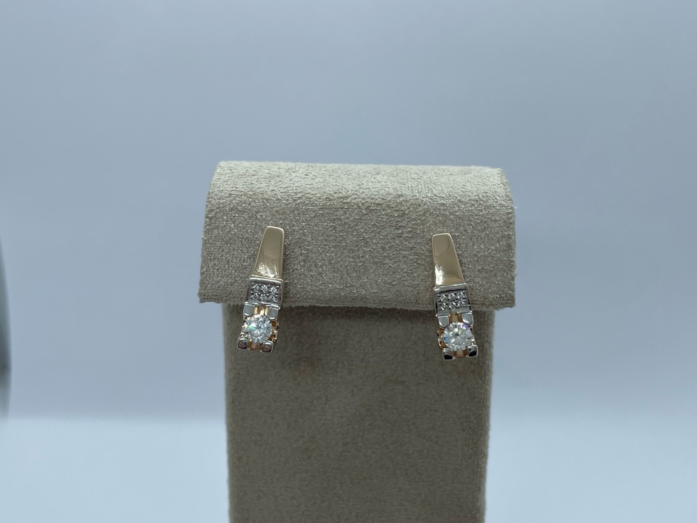 СЕРЬГИ С КАМНЯМИ (Au 585)