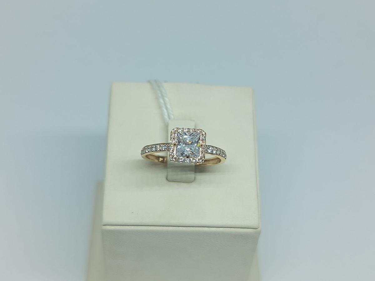 КОЛКМИ585 КОЛЬЦО С КАМНЯМИ (Au 585)