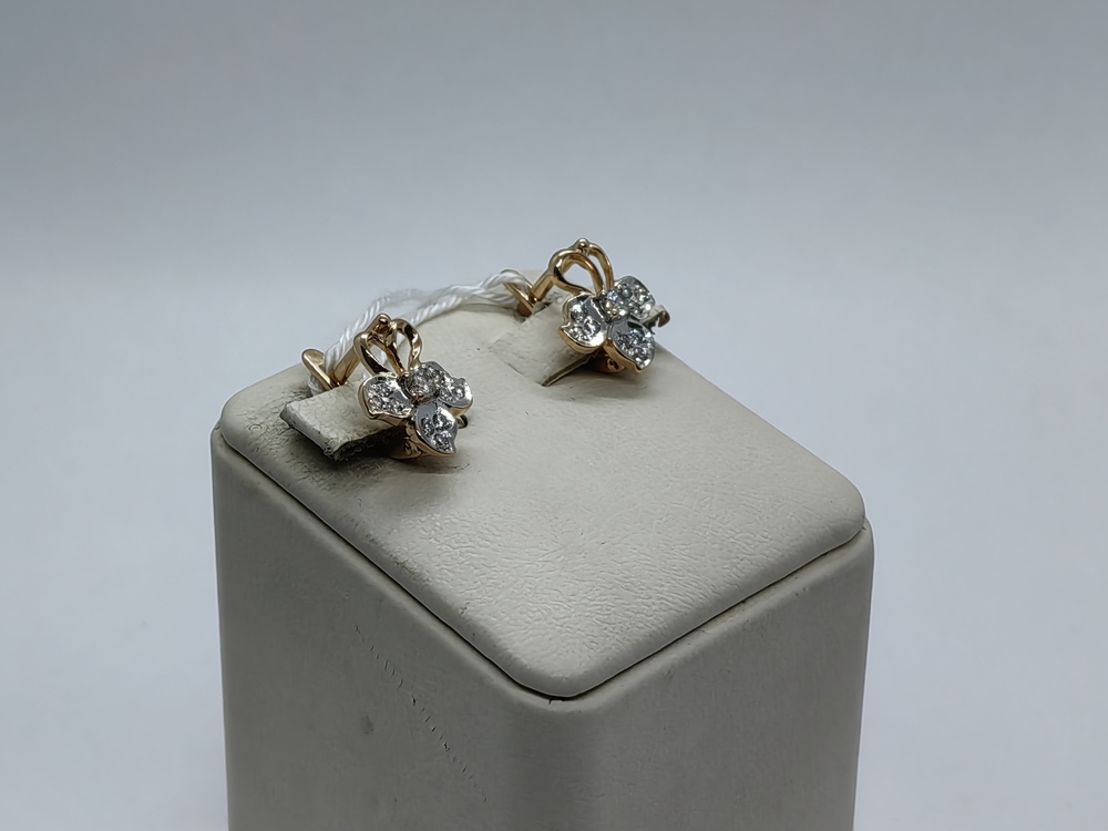 СЕРЬГИ С КАМНЯМИ (Au 585)