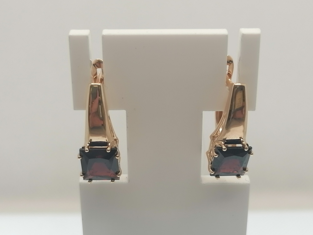 СЕРЬГИ РАУХ-ТОПАЗ (Au 585)