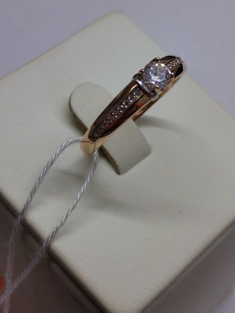 КОЛКМИ585 КОЛЬЦО С КАМНЯМИ (Au 585)