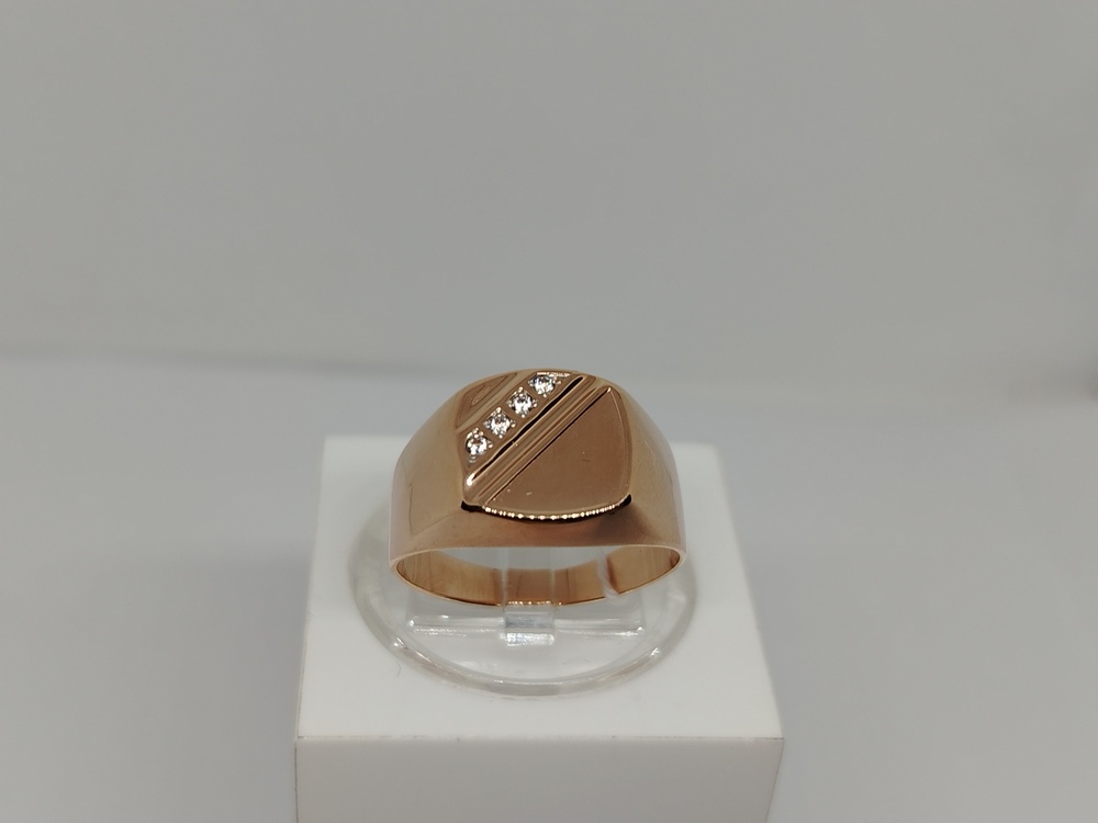 ПЕЧКМИ585 ПЕЧАТКА С КАМНЯМИ (Au 585)