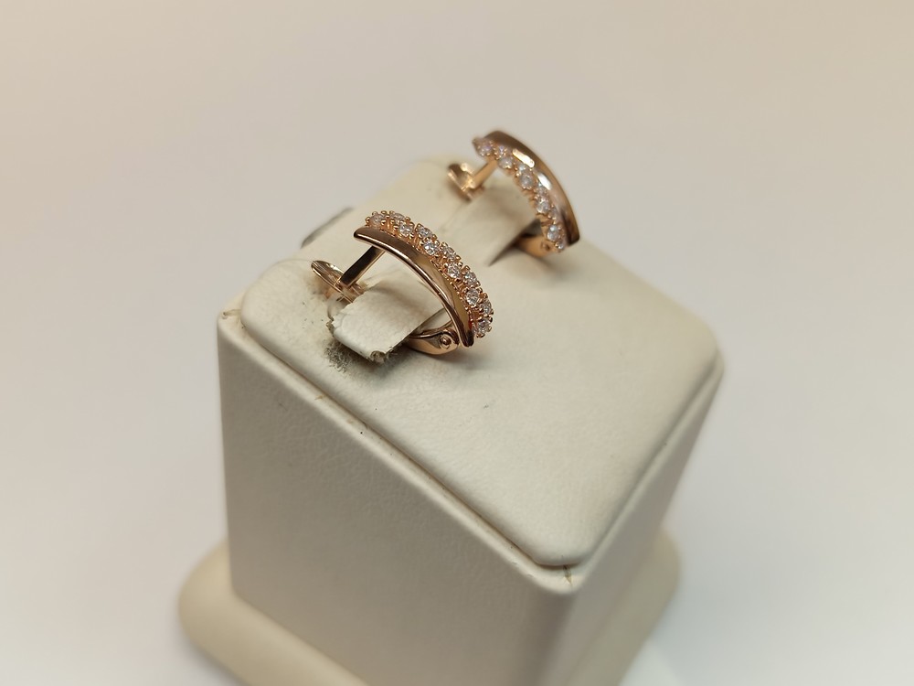 СЕРЬГИ С КАМНЯМИ (Au 585)