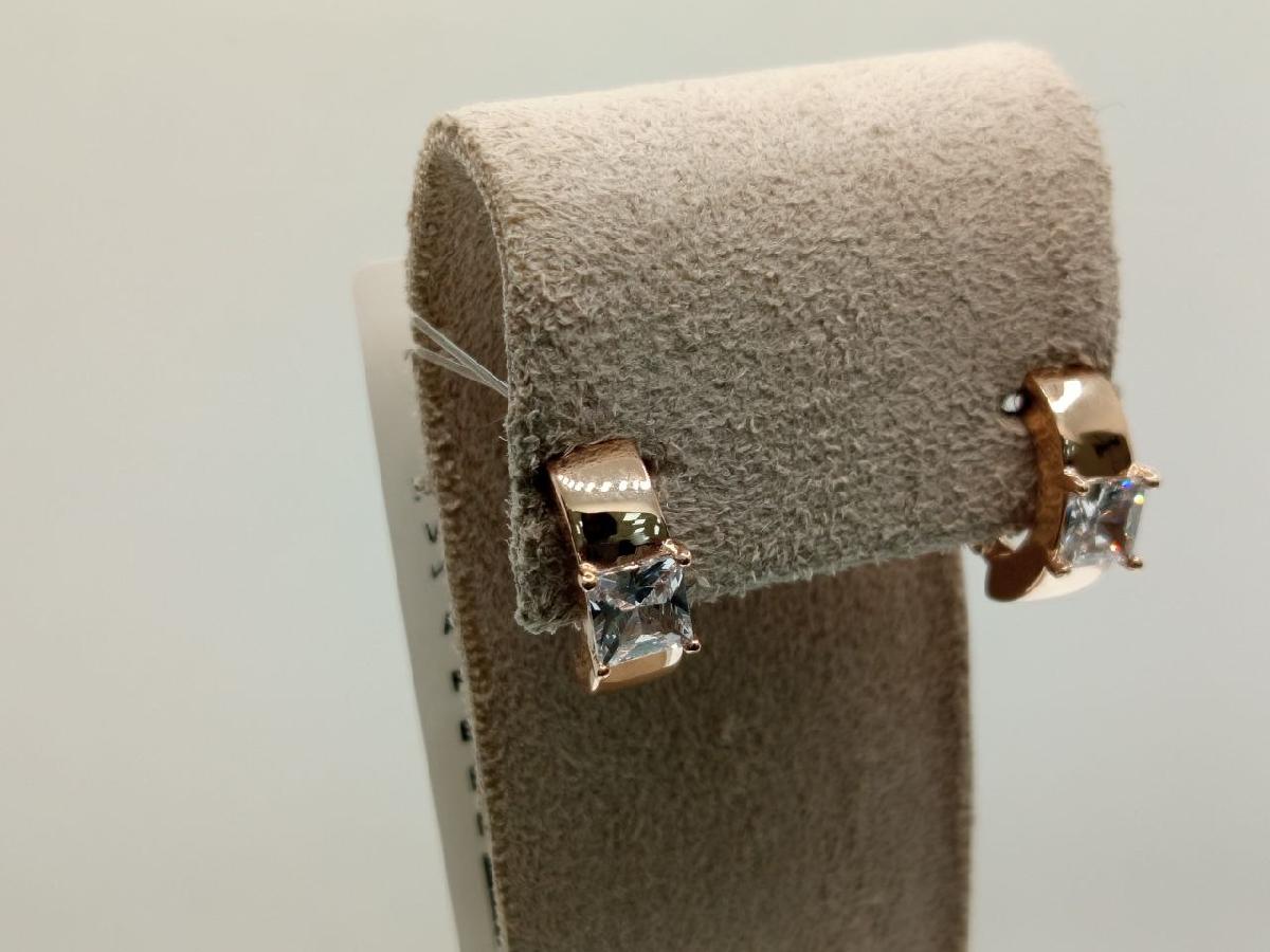 СЕРЬГИ С КАМНЕМ (Au 585)