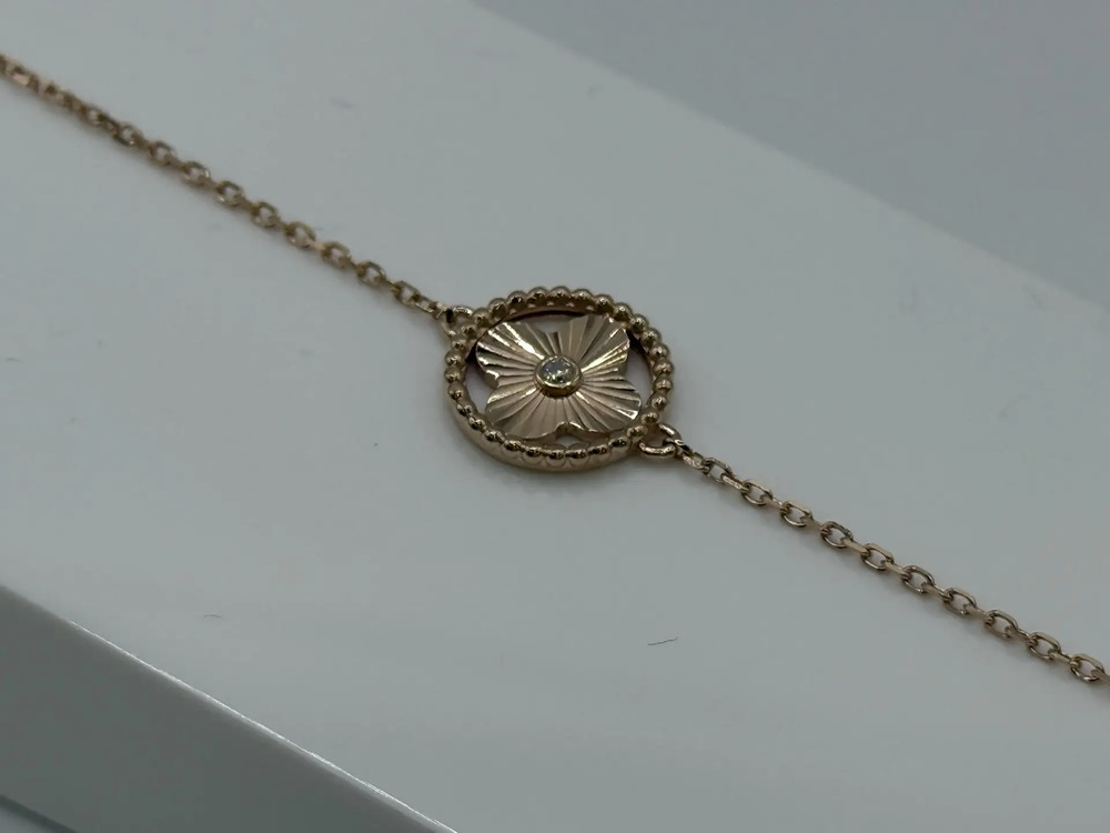 БРАСЛЕТ ФАНТАЗИЯ с камнем (Au 585)