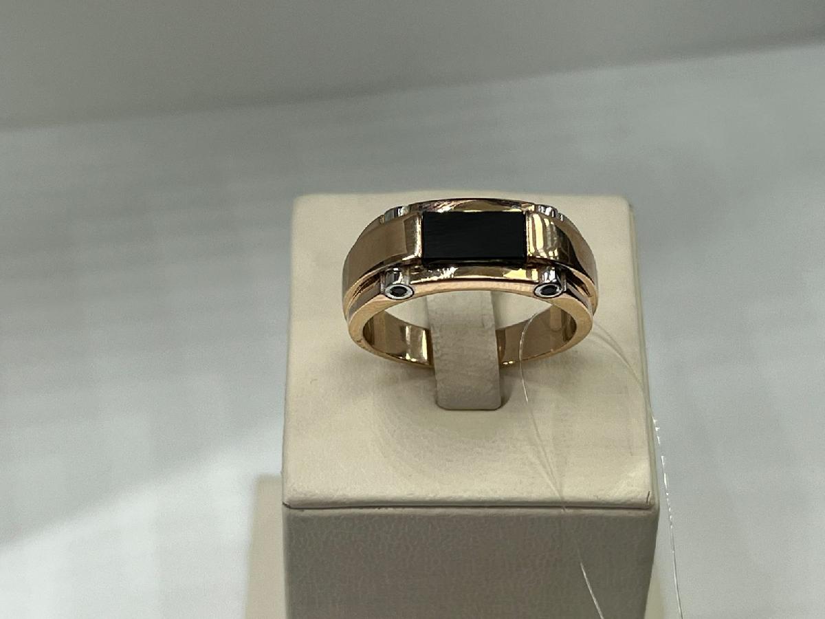 ПЕЧАТКА С КАМНЯМИ (Au 585)