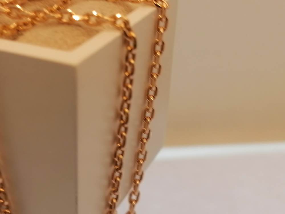 8080208П-55 ЦЕПЬ ПУСТОТЕЛАЯ Якорное (Au 585)